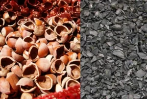 fındık kabuğu karbonize -aktif karbon